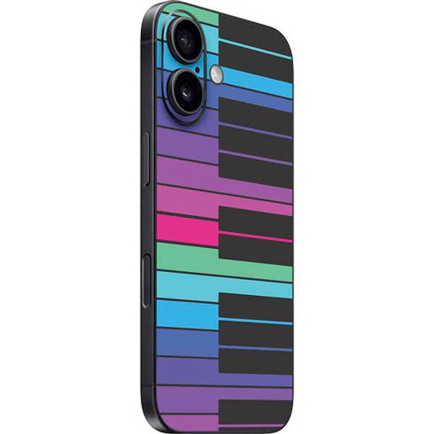 Color Piano Keys iPhone 16 Skin
