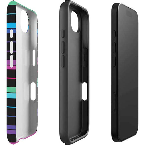 Color Piano Keys iPhone 16e Impact Case