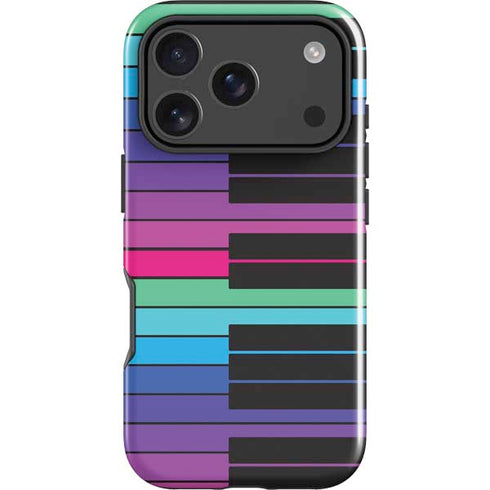 Color Piano Keys iPhone 18 Pro Impact Case
