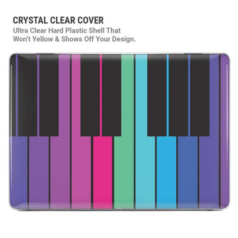 Color Piano Keys MacBook Pro 14in (2021-24) Case plus Skin