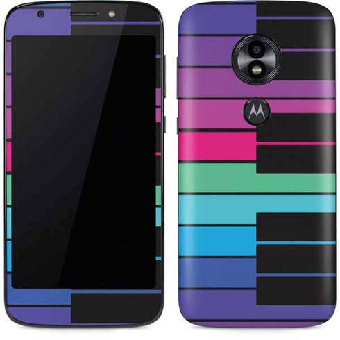 Color Piano Keys Moto E5 Play Skin