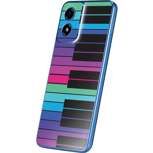 Color Piano Keys Moto G Play 4G (2024) Skin