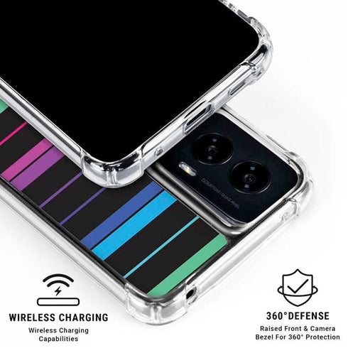 Color Piano Keys Moto G Power 5G (2024) Clear Case