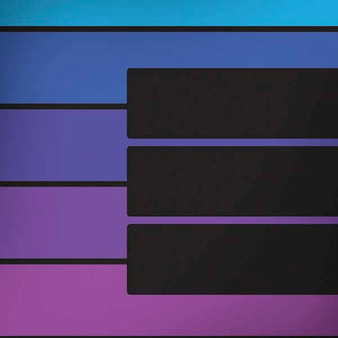 Color Piano Keys Moto G6 Skin