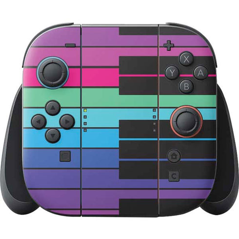 Color Piano Keys Nintendo Switch 2 (2025) Joy-Con Controller Skin