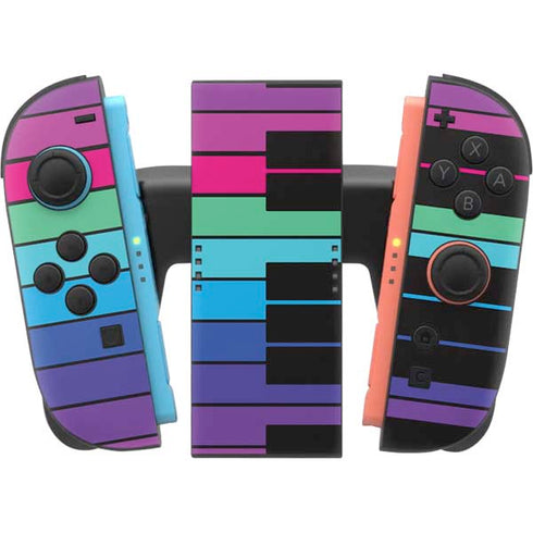 Color Piano Keys Nintendo Switch 2 (2025) Joy-Con Controller Skin
