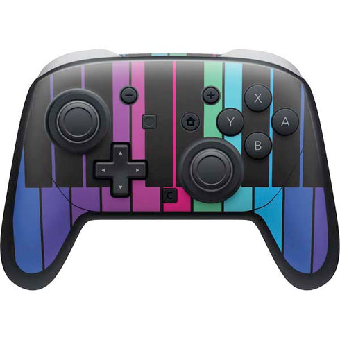 Color Piano Keys Nintendo Switch 2 (2025) Pro Controller Skin