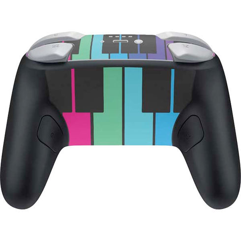 Color Piano Keys Nintendo Switch 2 (2025) Pro Controller Skin