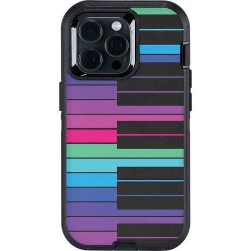 Color Piano Keys Otterbox Defender iPhone Skin