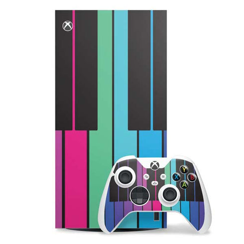 Color Piano Keys Xbox Series X Skins