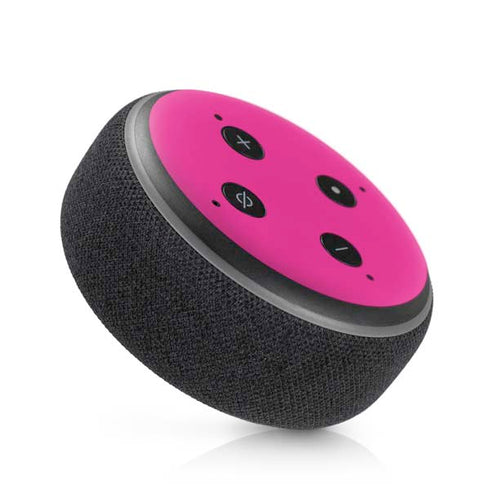 Color Pop Corvette Fusia Amazon Echo Dot Skin