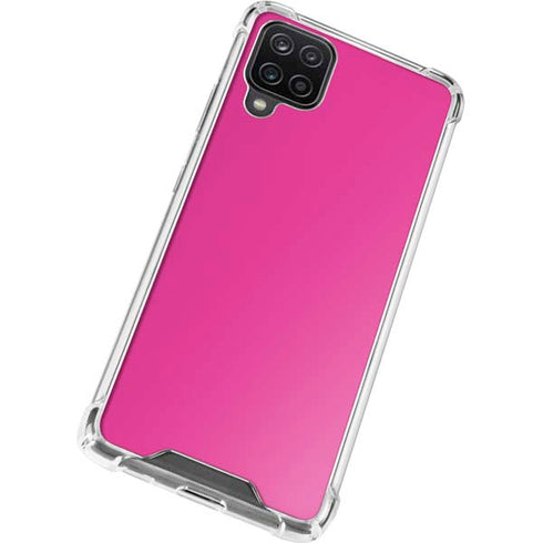 Color Pop Corvette Fusia Galaxy A12 Clear Case