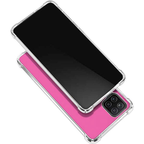 Color Pop Corvette Fusia Galaxy A12 Clear Case