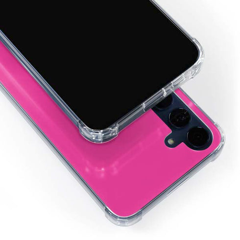Color Pop Corvette Fusia Galaxy A35 5G Clear Case
