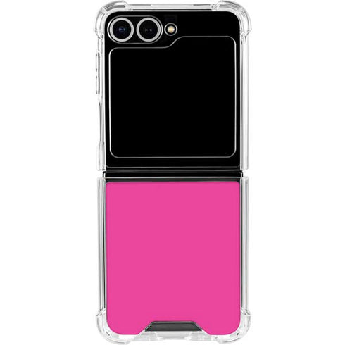 Color Pop Corvette Fusia Galaxy Z Flip6 Clear Case