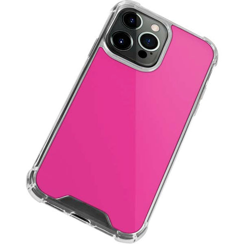 Color Pop Corvette Fusia iPhone 14 Pro Max Clear Case