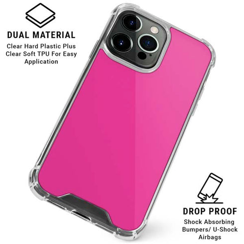 Color Pop Corvette Fusia iPhone 15 Pro Max Clear Case