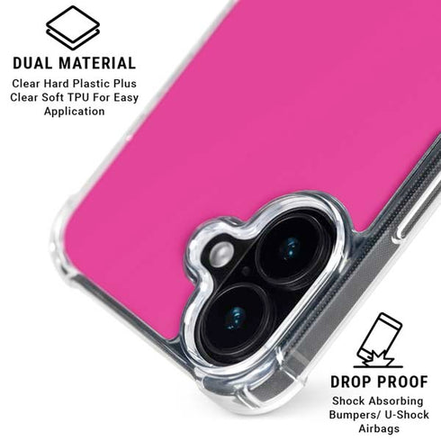 Color Pop Corvette Fusia iPhone 17 Clear Case