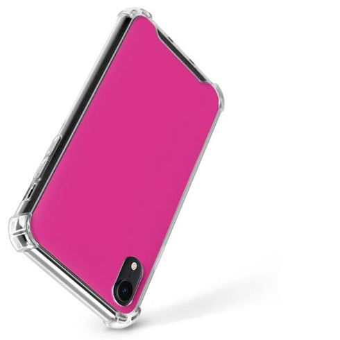 Color Pop Corvette Fusia iPhone XR Clear Case