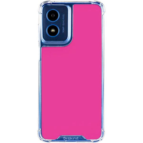 Color Pop Corvette Fusia Moto G Play 4G (2024) Clear Case