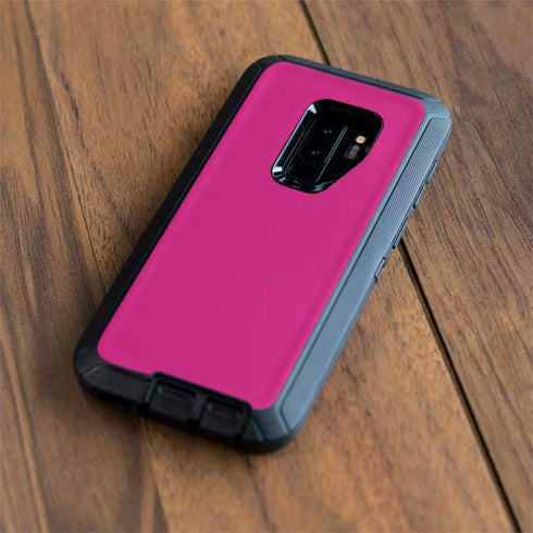 Color Pop Corvette Fusia Otterbox Defender Galaxy Skin