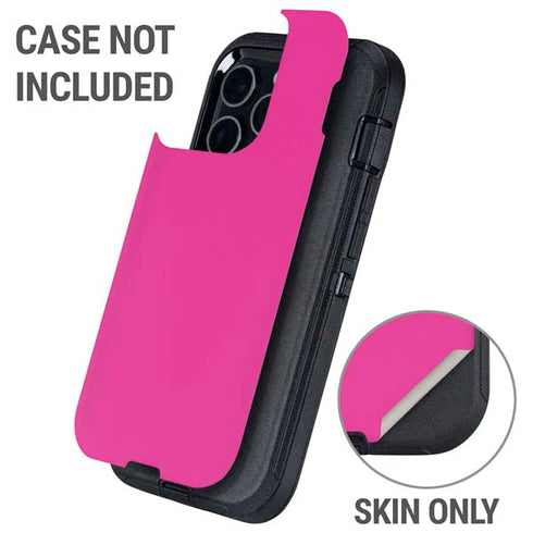Color Pop Corvette Fusia Otterbox Defender iPhone Skin