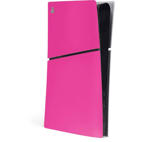 Color Pop Corvette Fusia PS5 Slim Digital Edition Console Skin