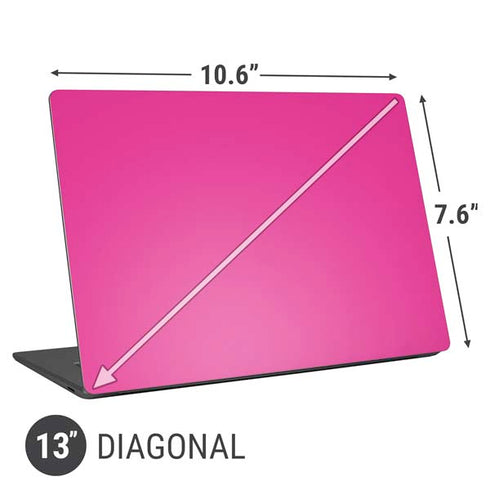 Color Pop Corvette Fusia Universal Laptop 13in (10.6 x 7.6in) Skin