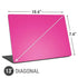 Color Pop Corvette Fusia Universal Laptop 13in (10.6 x 7.6in) Skin