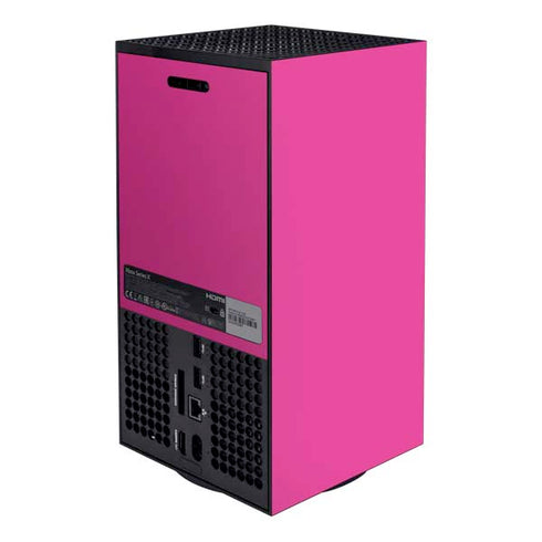 Color Pop Corvette Fusia XBox Series X Digital Edition Bundle Skin