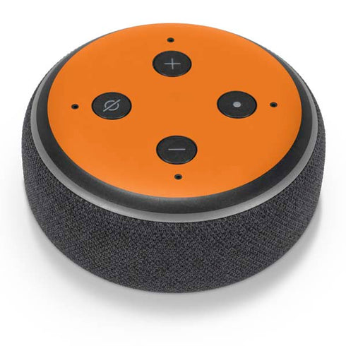 Color Pop Florida Orange Amazon Echo Dot Skin