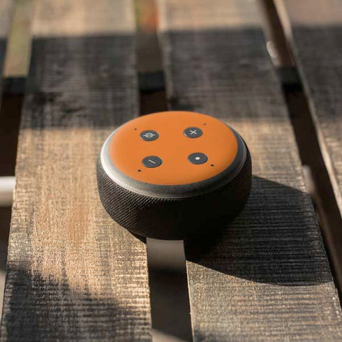 Color Pop Florida Orange Amazon Echo Dot Skin