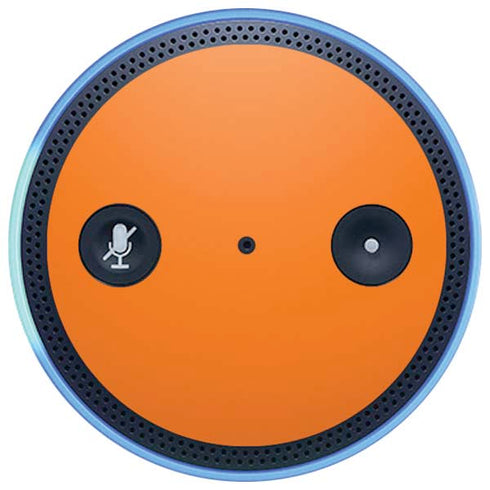 Color Pop Florida Orange Amazon Echo Skin