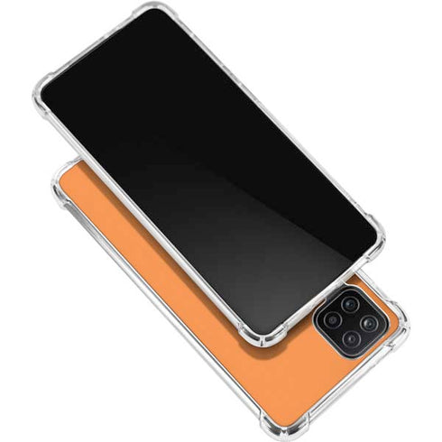 Color Pop Florida Orange Galaxy A12 Clear Case