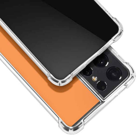 Color Pop Florida Orange Galaxy S21 Ultra 5G Clear Case
