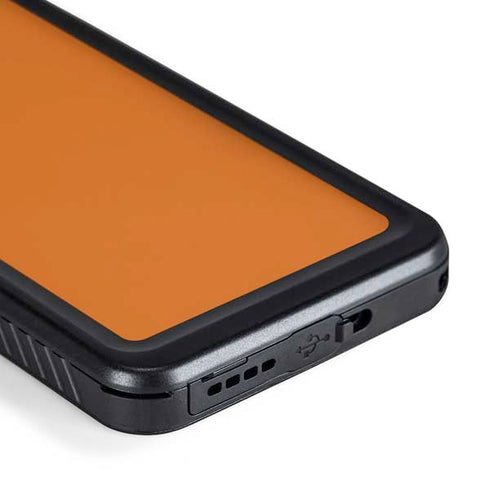 Color Pop Florida Orange Galaxy S24 Plus Waterproof Case