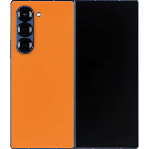 Color Pop Florida Orange Galaxy Z Fold6 Skin