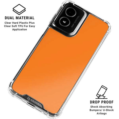 Color Pop Florida Orange Moto G Power 5G (2024) Clear Case