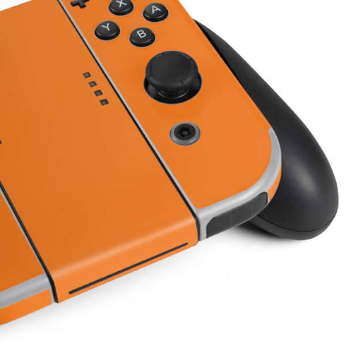 Color Pop Florida Orange Nintendo Switch OLED (2021) Skin