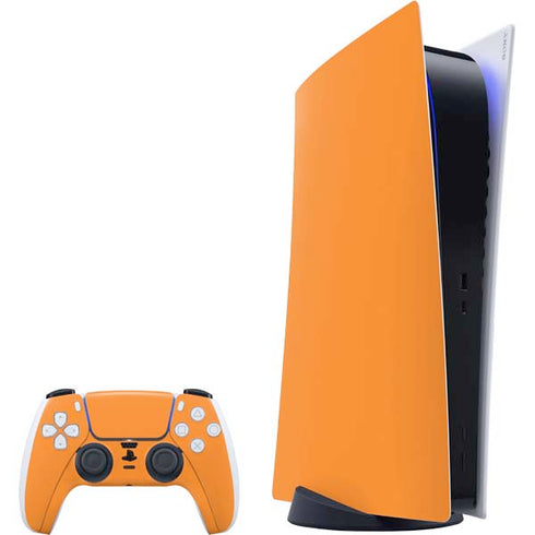 Color Pop Florida Orange PS5 Digital Edition Bundle Skin