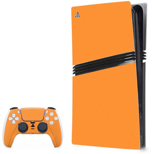 Color Pop Florida Orange PS5 Pro Bundle Skin