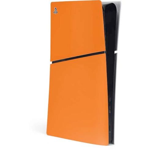 Color Pop Florida Orange PS5 Slim Digital Edition Console Skin