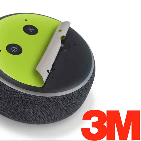 Color Pop Laser Lime Amazon Echo Dot Skin