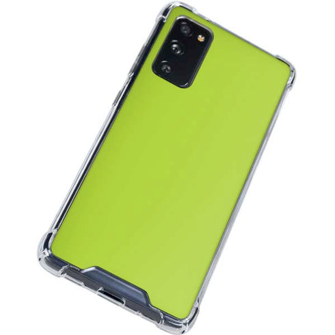 Color Pop Laser Lime Galaxy S20 FE Clear Case
