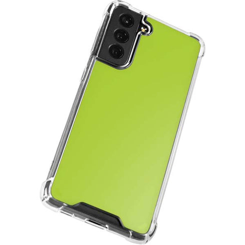 Color Pop Laser Lime Galaxy S22 Clear Case