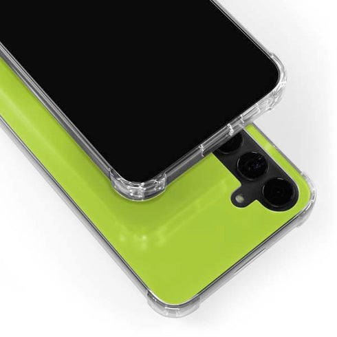 Color Pop Laser Lime Galaxy S24 Plus Clear Case
