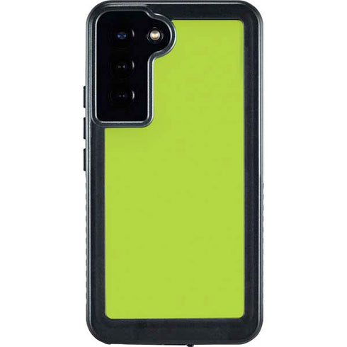 Color Pop Laser Lime Galaxy S24 Plus Waterproof Case