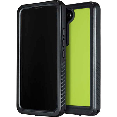 Color Pop Laser Lime Galaxy S24 Plus Waterproof Case