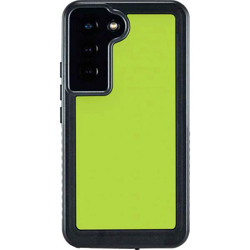 Color Pop Laser Lime Galaxy S24 Waterproof Case