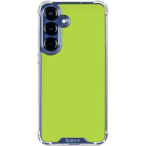 Color Pop Laser Lime Galaxy S25 Clear Case